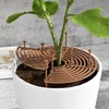 alblinsy 6 Pcs Plant Pot Grid Soil Protector Covers, 11.8"