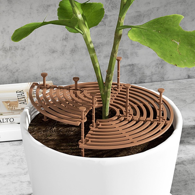 alblinsy 6 Pcs Plant Pot Grid Soil Protector Covers, 11.8"