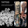 ATOMUS Tattoo Ink Cups With Base 300Pcs Pigment Cups Medium