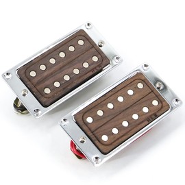Domofa 6 String Rosewood Humbucker Pickups for Electric Guitar Replacement Parts (non-adjustable slug)