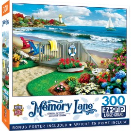 MasterPieces - Memory Lane - Coastal Getaway 300 Piece EZ Grip Jigsaw Puzzle