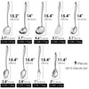 304 Stainless Steel Kitchen Utensil Set - 9 PCS Serving