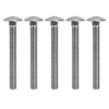 30Pcs M8x1.25 Screw Bolt A2 Stainless Steel Cup Square Coarse