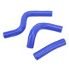 3PCS Silicone Radiator Coolant Hose Pipe Kit Stable Connection Leak