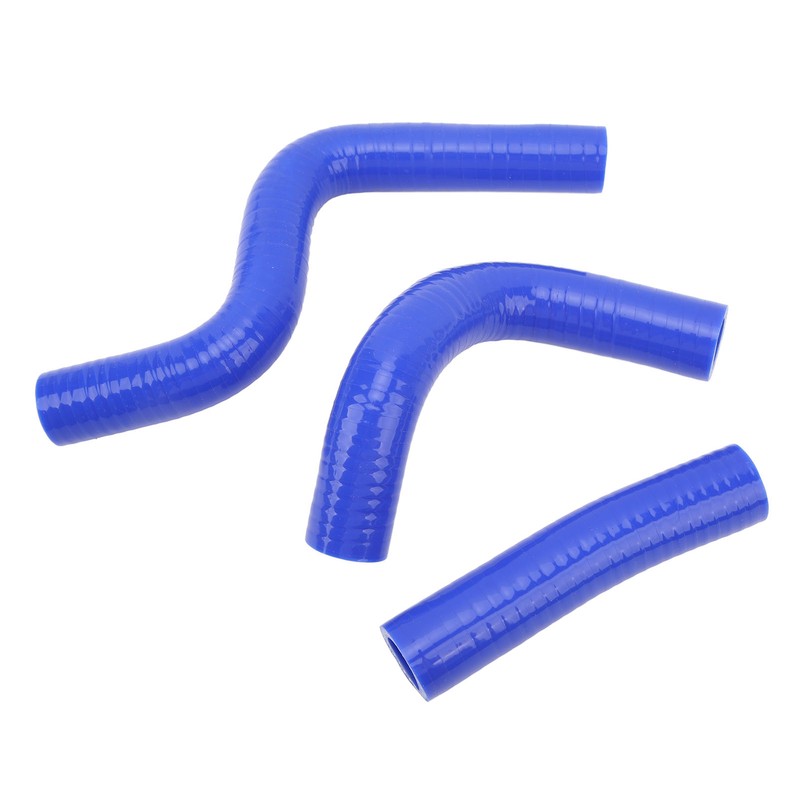 3PCS Silicone Radiator Coolant Hose Pipe Kit Stable Connection Leak