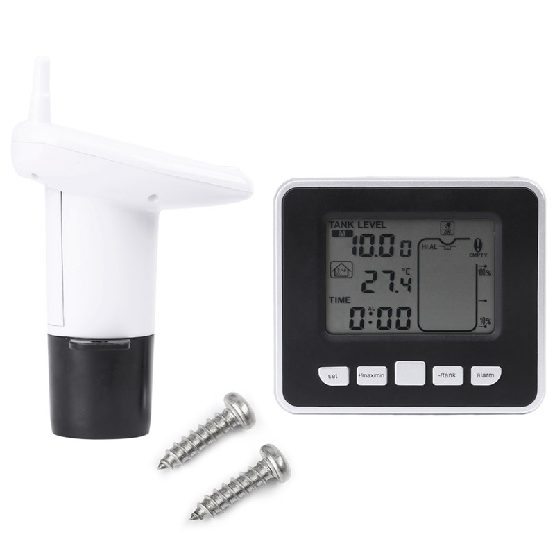 Ultrasonic Water Tank Liquid Depth Level Meter Sensor with Temperature