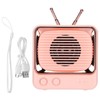 TV Shaped BT Speaker Wireless Lightweight Portable Mini Classic Style