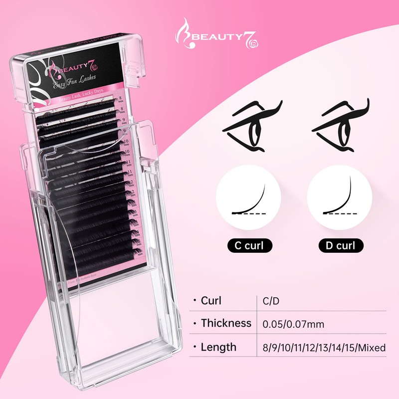 Weimob easy fan Eyelash Extension Auto Fanning Matte Black Quick