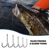 Baitholder Fishing Hooks Trout Panfisn Catfish Basss Hooks Fishing (6#,
