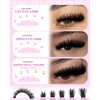 EYDEVRO Fairy Lash Clusters with Spikes 300D 12-20mm Eyelash Clusters
