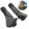 22.2mm Mountain Bike Horn Handlebars Bilateral Locking Rubber Handle Grips