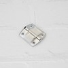 VGOL 4pcs Support Hinges 51x46mm Silver Chrome-Plated Self-Supporting Cabinet Hinge