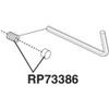 DELTA FAUCET RP73386 Trinsic, Button and Set Screw-Roman Tub Handle,