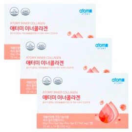 Atomy Inner Collagen 25ml x 14 bottles x 3 boxes, 6 weeks supply / 애터미 이너콜라겐 25ml x 14병 x 3박스 6주분