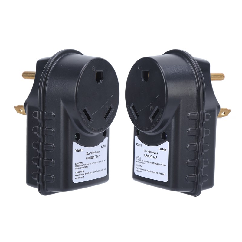 RV Surge Protector 30A Male to 30A Female Adapter 1050J