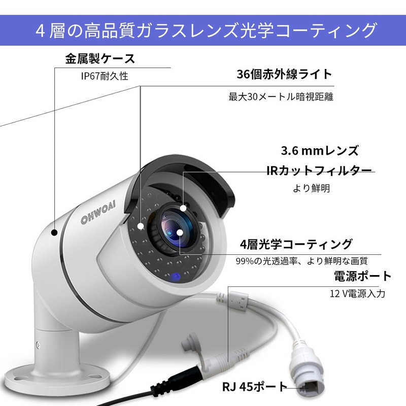 Security Camera Stand-alone 3 Megapixels, Wireless Expansion, Can Not Be