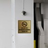 Signs ByLITA Square Absolutely No Indoor Smoking Thank You Sign(Brushed