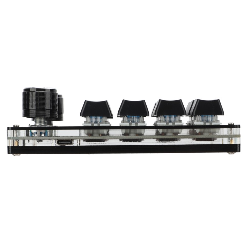 One Handed Macro Mechanical Keyboard 12 Key Multifunction DIY Programmable