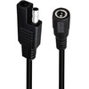 tunghey 2Pack 20AWG SAE Plug to DC5.5x2.1mm Female Converter Adapter