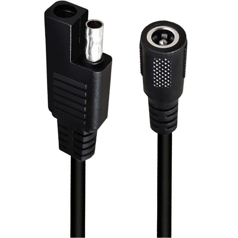 tunghey 2Pack 20AWG SAE Plug to DC5.5x2.1mm Female Converter Adapter