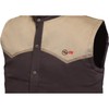 Western Welder FR Vest (Brown/Khaki, Medium)