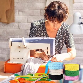 Lace Border Lace Ribbon, Gift Ribbon, Lace Border, Decorative Ribbon Roll, Vintage Lace Ribbon, for Crafts, Wedding, Decoration, Scrapbooking, Gift Box, 5 Rolls