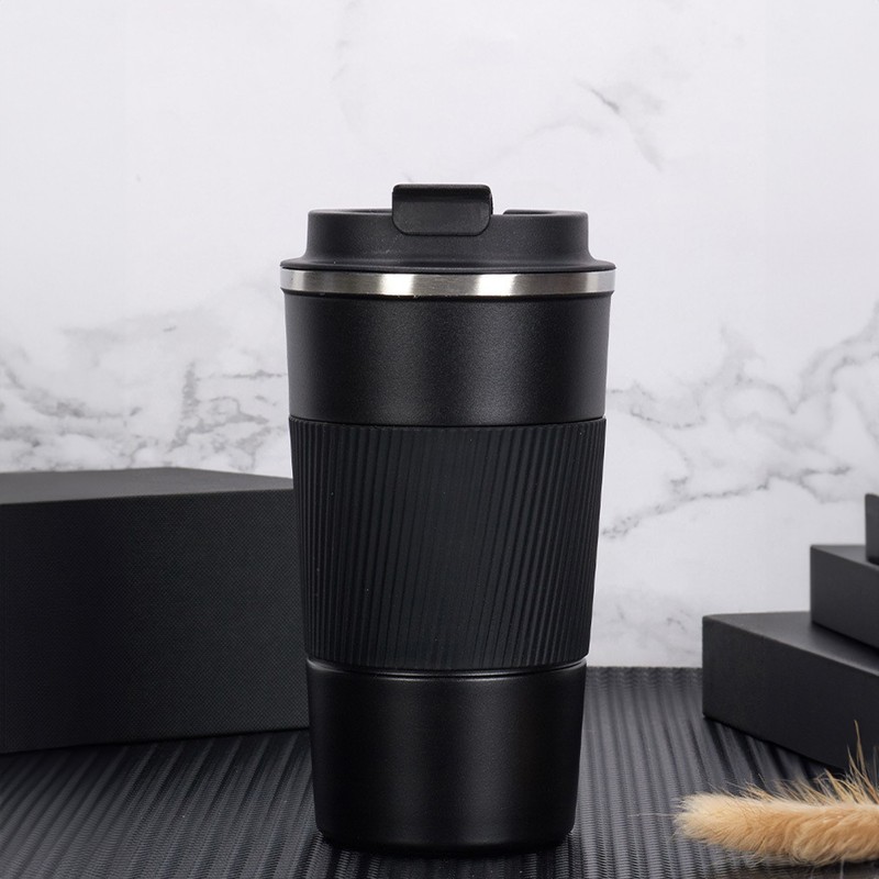 Vacuum Insulation Cup 304 Stainless Steel Simple Portable Temperature Display