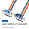 sourcing map IDC Serial Cable Rainbow Wire Flat Ribbon Cable