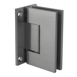 C.R. LAURENCE GEN037BSC CRL Brushed Satin Chrome Geneva 037 Series Wall Mount Full Back Plate Standard Hinge