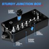 UADME 7 Way Waterproof Trailer Wiring Harness Kit, Electrical Junction