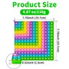Double-Sided Math Pop Board for Kids - 12x12 Multiplication &
