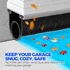 Holikme Garage Door Seals Bottom Rubber,Flexible Rubber Garage Door Seal,