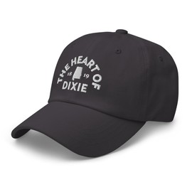Retro Alabama Heart of Dixie Hat Baseball Hat Dad Cap Dark Grey