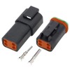 5 Sets DJ3041Y-1.6-11/21 Connector 4 Pin DT04-4P/DT06-4S Automobile waterproof wire