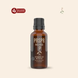 Vitamin D3 + K2 MK7 Drops for Bone Health & Immune Support | Liquid Supplement for Healthy Bones & Immune System - 1 oz