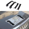 Fgtagtal Hood Deck Vent Panel Trim Compatible with Hummer H2