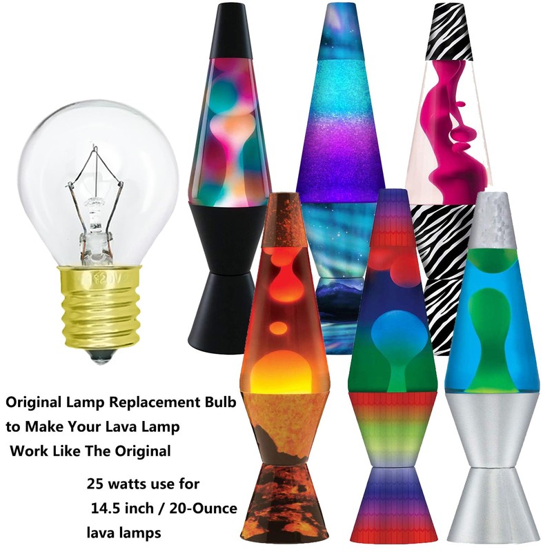 Lava Lamp Light Bulb 25W S11 E17 Base Replacement Bulbs
