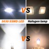 2PCS BA9 BA9S LED Bulbs, 5 SMD 3030 T10 1889