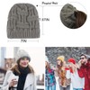 WharFlag Ponytail Toque for Women – Knitted Winter Hats Stretch