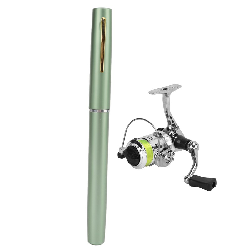 Portable Mini Pen Shape Fishing Rod Pole Pocket Retractable Fishing