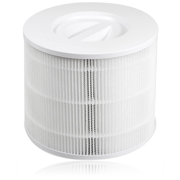 Spares2go Air Purifier Filter compatible with Levoit 300 300S Core 300-RF 3-in-1 H13 HEPA (High-Efficiency Activated Carbon, White + Fresheners)
