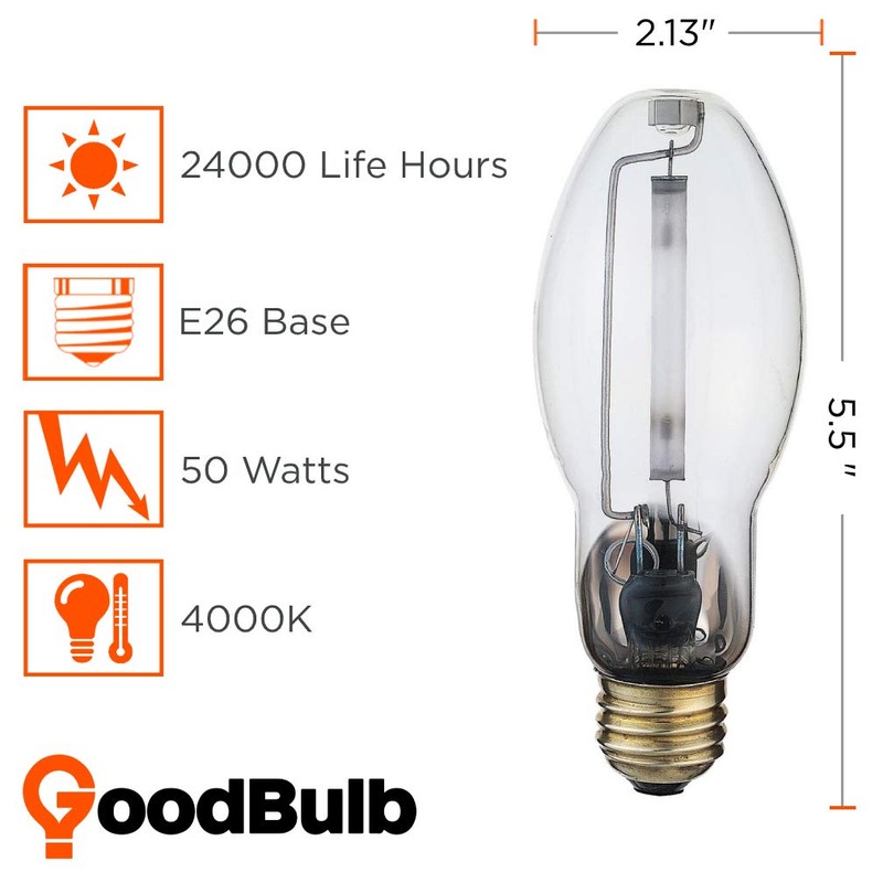 LU50/MED | High Pressure Sodium HID Light Bulb | 50W