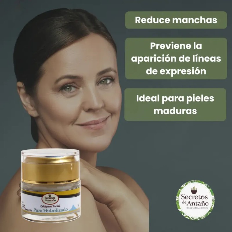 Colágeno Facial Puro Hidrolizado 2 Oz - Reafirmante
