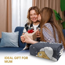 musaecoin Gifts for Mum, Mum Gifts from Daughter or Son, Mum Birthday Gifts Blanket, Presents for Mother's Day, Valentine's Day, Fluffy Blanket for Mum, Mummy, 50 x 60 in