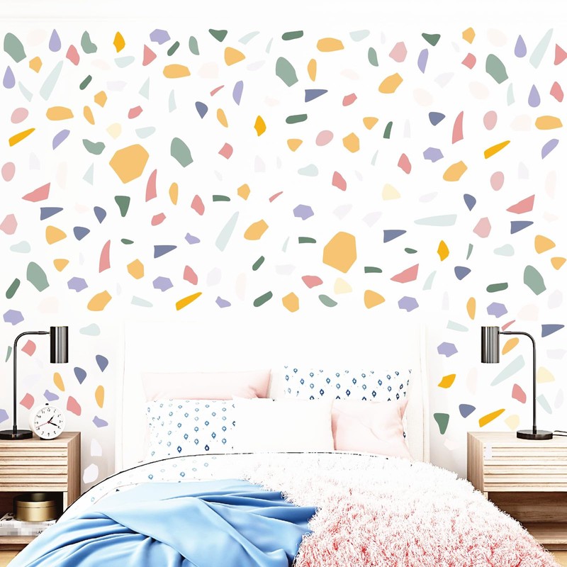 DIY Irregular Marble Wall Stickers, Water Proof and Removable Wall