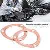 2pcs 3inch Copper Header Exhaust Collector Gaskets Reusable for SBC