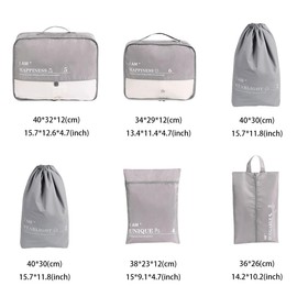 FAVORTALK Packing Cubes for Suitcase 6 Pcs Travel Luggage Packing Organizers Waterproof Travel Essentials travel Suitcase Organiser Bags Packing Cubes for Backpack Travel Accessories, Pink B21908