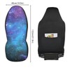 YINGQIGUAN 2 PCS Blue Galaxy Car Seat Covers Abstract Outer