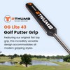 YBW 2Thumb OG Lite Black Putter Grip 43