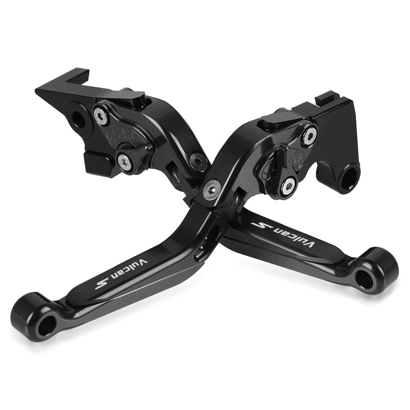 R QIANKONG Vulcan S650 Brake & Clutch Levers Set Foldable